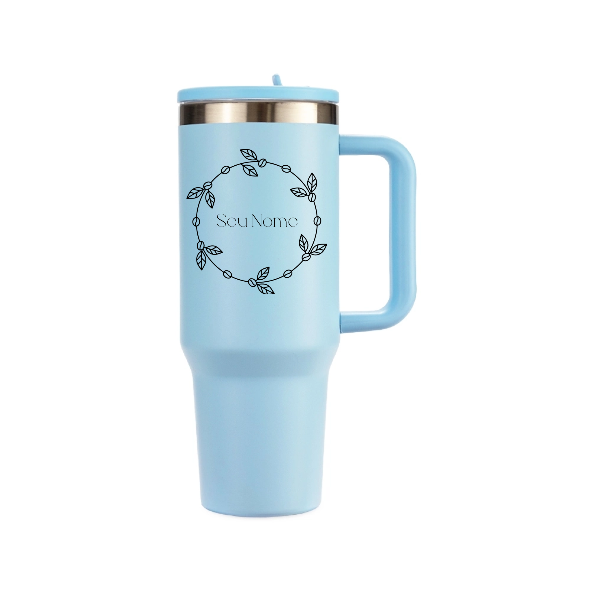 Caneca Térmica 1,2L POC Studio — Azul
