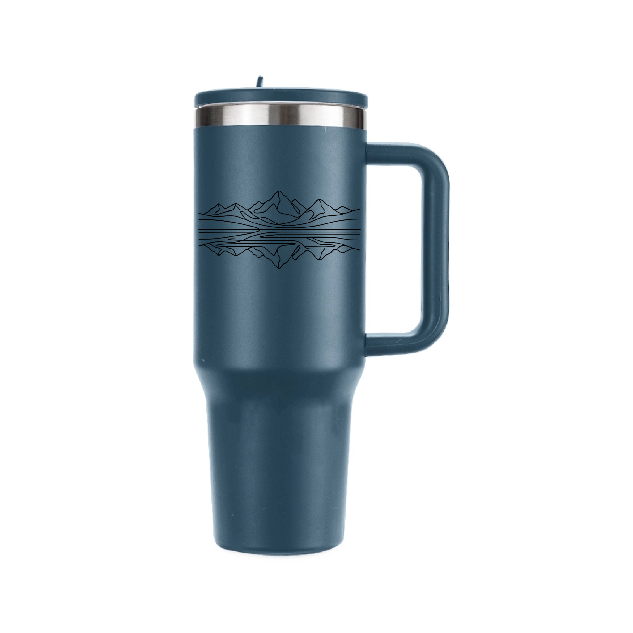 Caneca Térmica 1,2L POC Studio — Azul-marinho