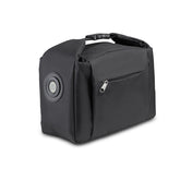 Bolsa térmica Box 6L preta com termômetro digital integrado e bolso frontal - POC.case
