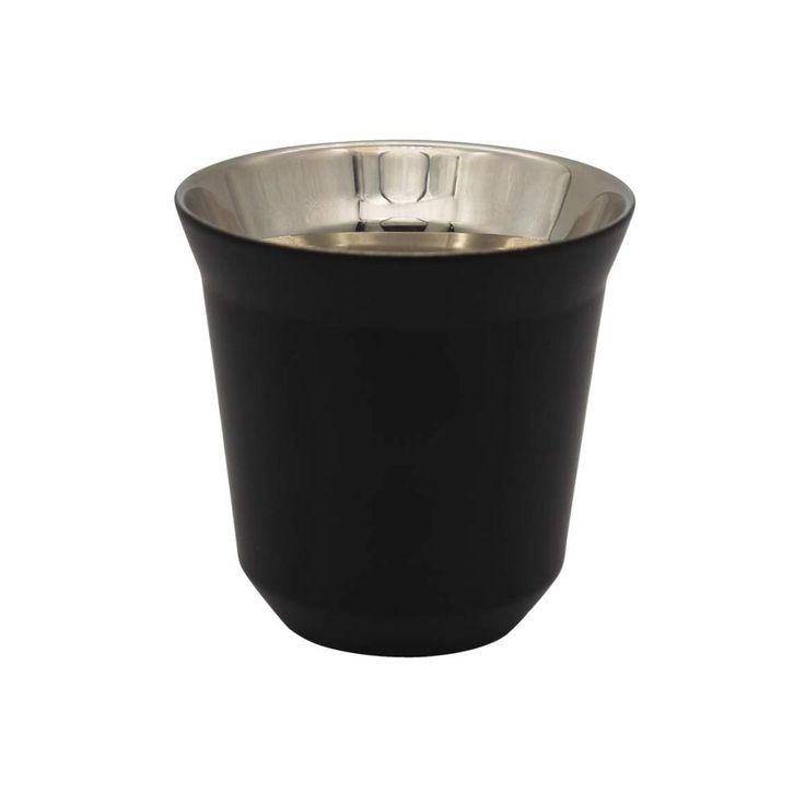 Copo térmico de espresso em aço inox preto fosco, POC.case