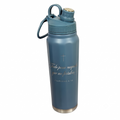 Garrafa Térmica Inox 950ml Azul com Bico – Linha Fé | POC.case
