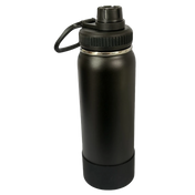 Garrafa Térmica Inox 800ml Preta com Infusor