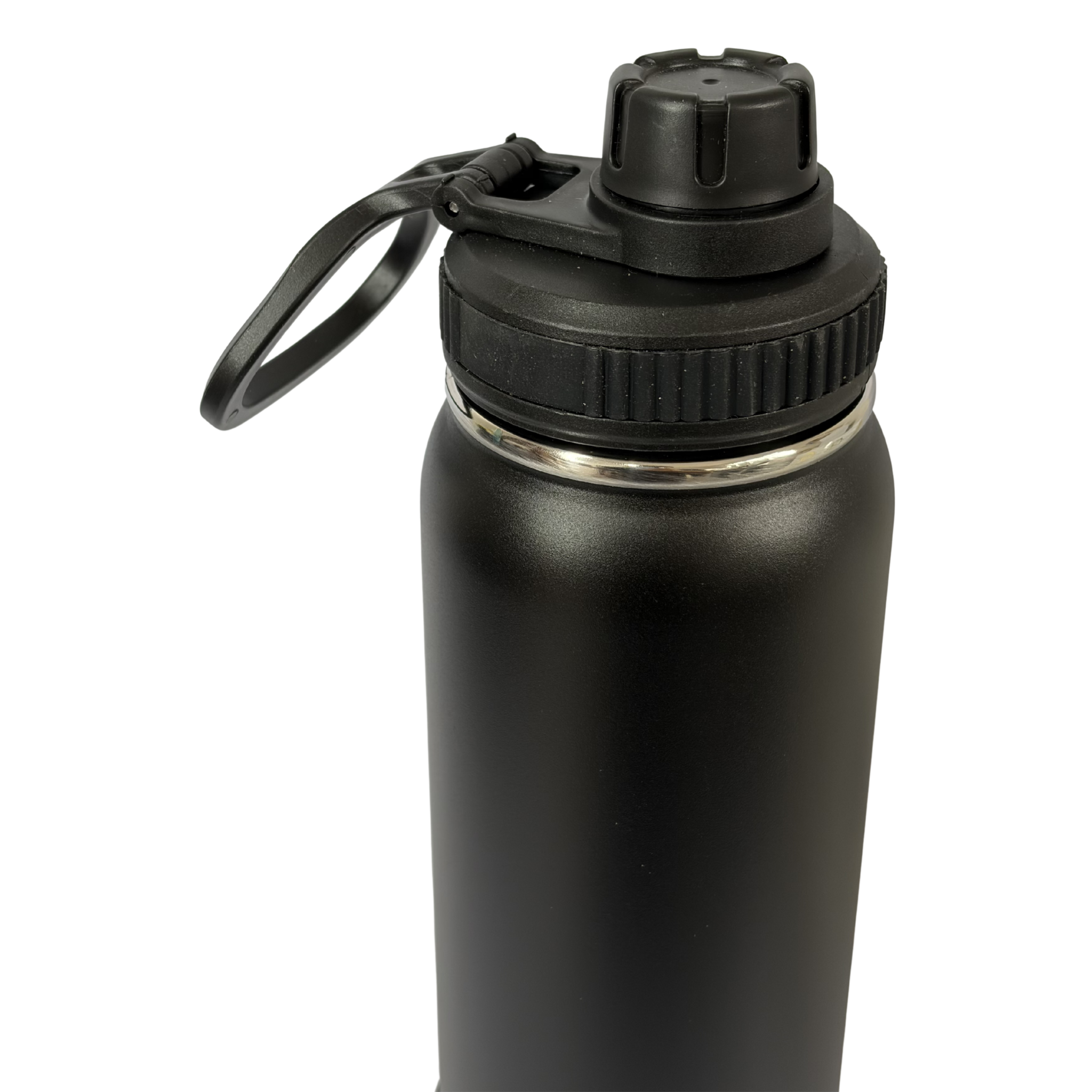 Garrafa Térmica Inox 800ml Preta com Infusor